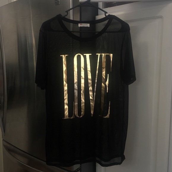 CUTE LOVE SHEER TOP😍❤️ - Picture 2 of 4